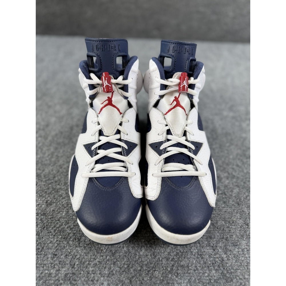 Nike Air Jordan 6 Retro Midnight Navy Shoes Mens 9.5 Sneakers CT8529-164 - Picture 2 of 14